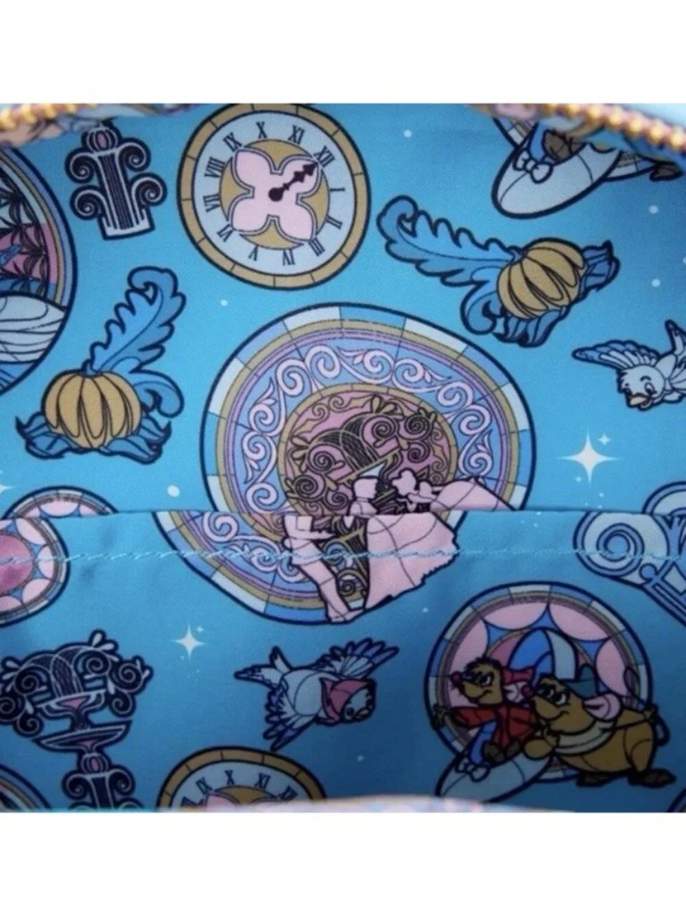 Loungefly Disney Princess Cinderella Collection Stained Glass Mini Backpack NWT